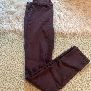 J brand Mid/Reg rise plum jeans